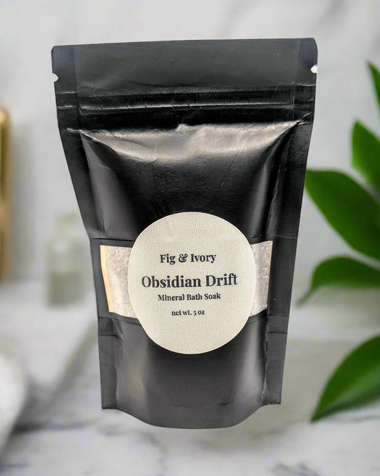 Obsidian Drift Mineral Bath Soak